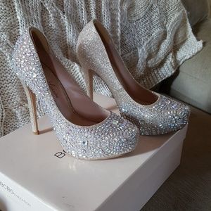 BNIB Rhinestone heels.